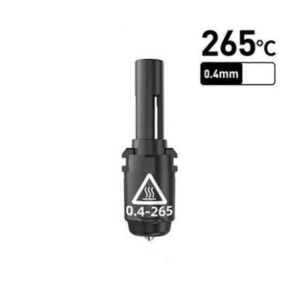 0,4 mm 265℃ Munstycke Högtemp 3D-skrivarmunstycke Reservdel