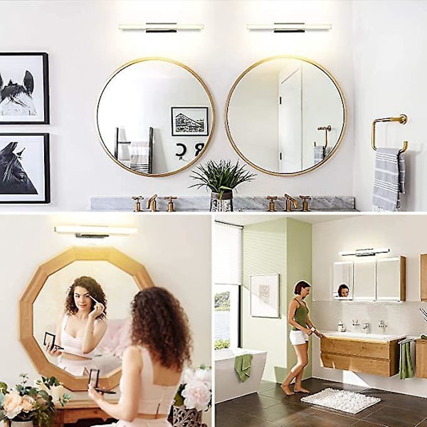 Badeværelsesspejl Lampe LED 8W 40CM IP44 Badeværelseslampe Moderne Indendørs Væglampe