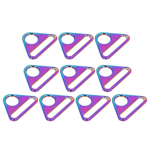 10 st justerbara spännen 38 mm justerbar zinklegering multifunktionell lätt bärbar bagagetillbehör sju färger