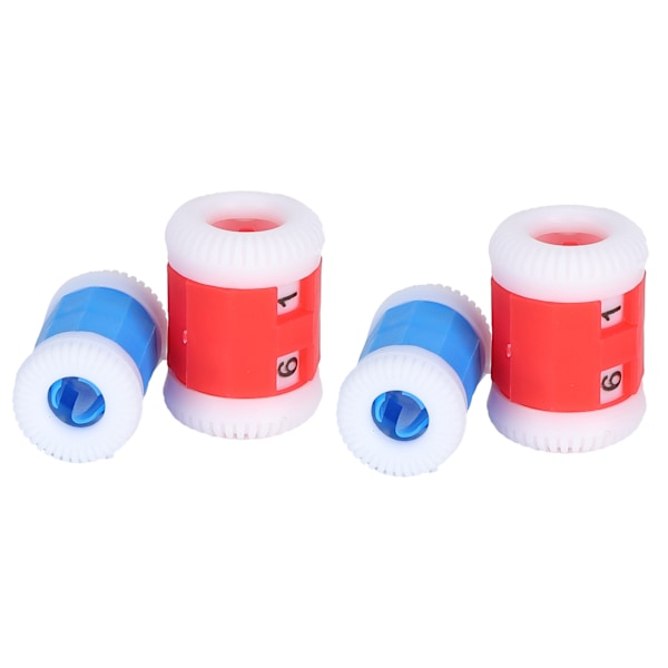 Plast Stickräknare Stickning Virkning Stygnmarkör Rad Ring Symaskin Tillbehör Färg (2xL 2xS )