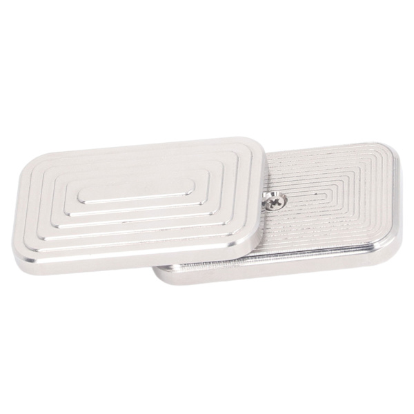 Metal Slider Legetøjsmagnet Push Hånd Slider Rustfrit Stål Stress Angst Relief Legetøj til Voksne