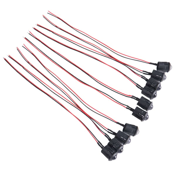 10 stk. 12V 10mm Forbundet Konstant LED Lysdiode Ultra Klare Pærer (#05)