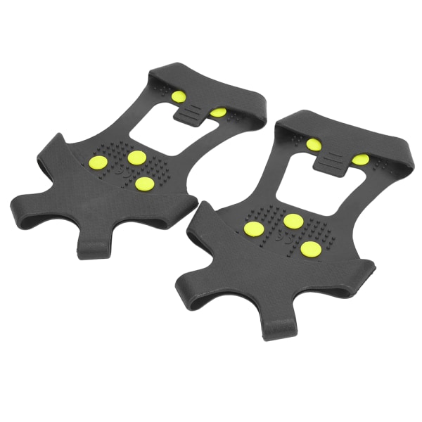 1 par Universal 10 tänder Anti Slip Ice Cleat Sko Grepp Spikar Klampor Stegar för Vandring Klättring L:39-42