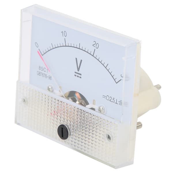 Pekare DC Voltmeter Panel Volt Spänningsmätare Mätinstrument 85C1 DC 0~30V