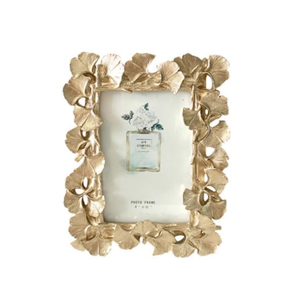 Fotoramme Resin Fotoramme Ginkgo Blad Dekorativ Fotoramme