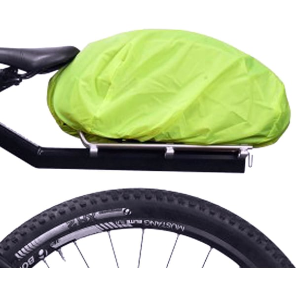 Vattentätt neongult cover för cykelkorg och bagagehållare - 35L