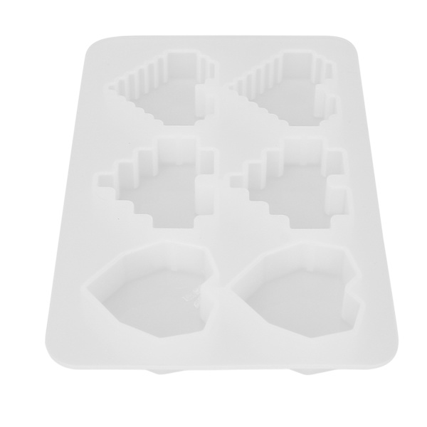 DIY Hjerteformet Form Genanvendelig 3D Silikoneform til Aromaterapi Tabletter Balsam Sæbe