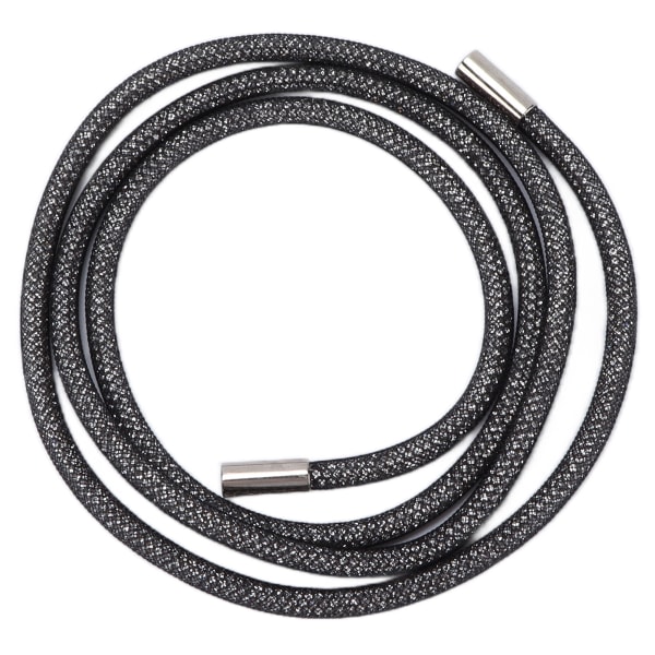 Strassrep 6 mm bredd Glänsande glitter Dekorativ sladdtillbehör för skor Kläder Svart Mesh Vit Strass 120 cm Längd