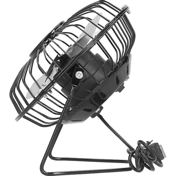 USB Genopladelig Solar Campingventilator - Bærbar Udendørs Luftkøler