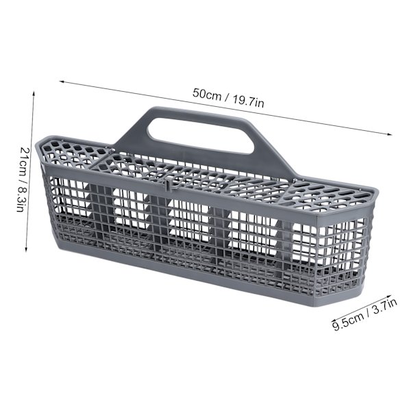 Universal plastdiskmaskin bestick Silverkorg - Grå (1 st)