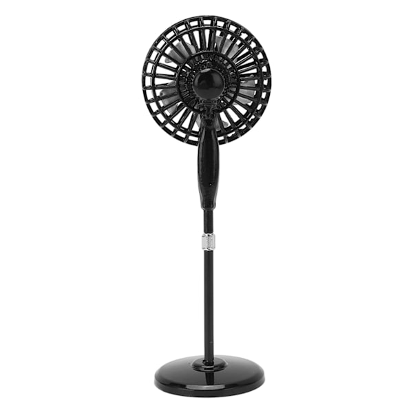 Dukkehus Stand Fan 1:12 Skala Retro Design Dukkehus Miniature Piedestal Fan Møbler