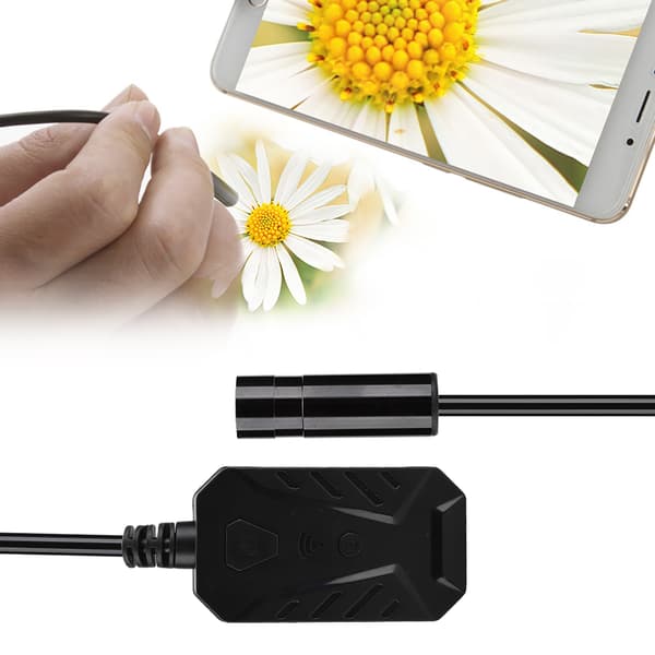 Ultra Clear WiFi Autofokus 5MP Mobiltelefon Endoskop med Vattentät Lins för IOS / Android 10M Hård Linje