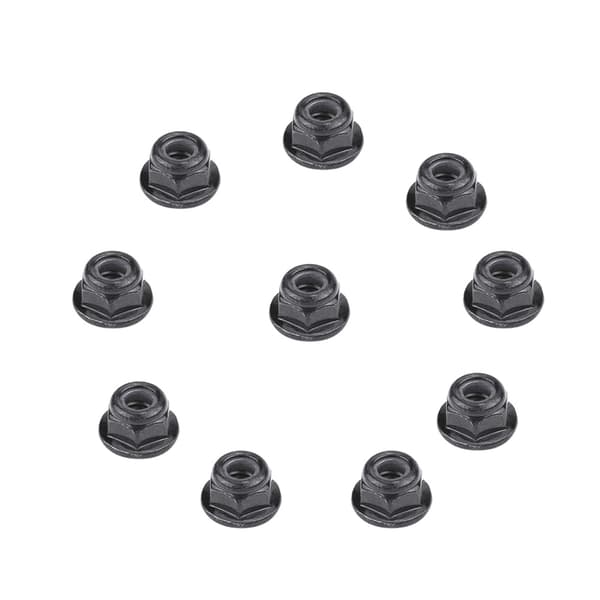 10 stk. universell CNC-maskinert metallhjulmutter for 1/10 skala RC modellbil