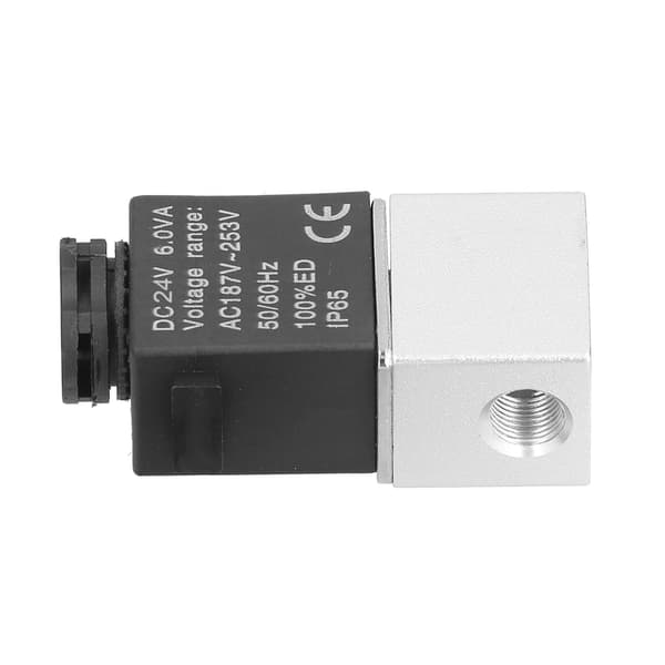 2V025-06 2-positions 2-vejs magnetventil normalt åben stabil holdbar elektromagnetisk ventil DC24V