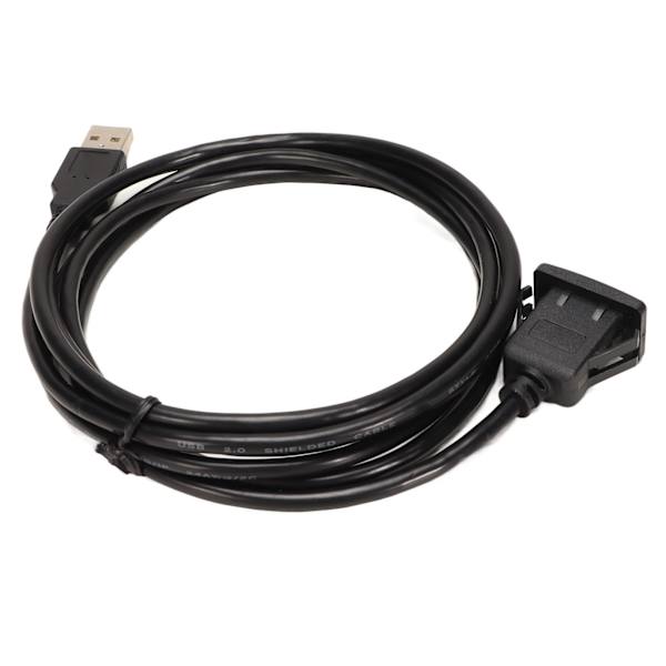 Auton USB 2.0 -jatkokaapeli, upotettu asennus, vedenpitävä PVC auton kojelaudan jatkokaapeli