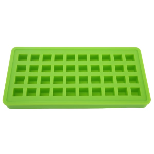 40Grids Silikon Isbricka Fyrkantig Form Iskuber Maker Form DIY Kökstillbehör Grön