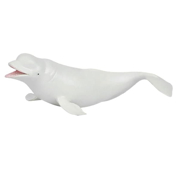 Hvithvalmodell PVC-plastsimulering Hvithvaldekorasjon Simuleringsdyrfigurleker
