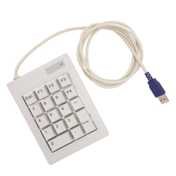 Mekaniskt numeriskt numeriskt numeriskt 18 tangenter Linjär åtgärdsomkopplare ABS Plug and Play Trådbundet numeriskt numeriskt för Office Bank Accountant