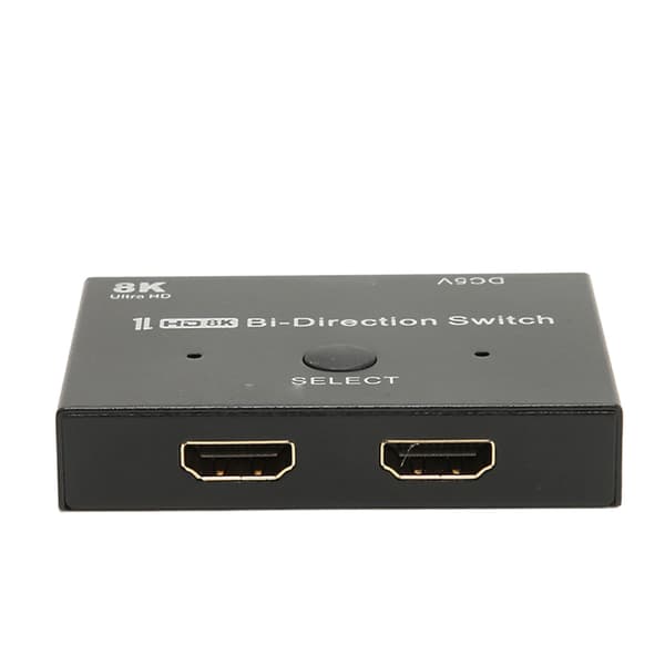 HD Multimedia Interface Riktad Switch 8K Vid 60Hz 4K Vid 120Hz 1 in 2 Ut Dubbelriktad Splitter för PC TV