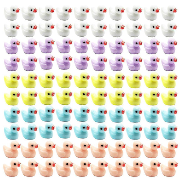 100 stk. Mini Resin And Miniature And Figurer Mikro Eventyrhave Landskab