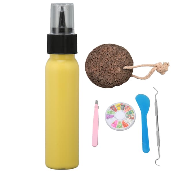 Picky Stone Kit til børn og voksne, lindrer træthed, fremmer blodcirkulationen, DIY Pick Round Stone til angstlindring ADHD