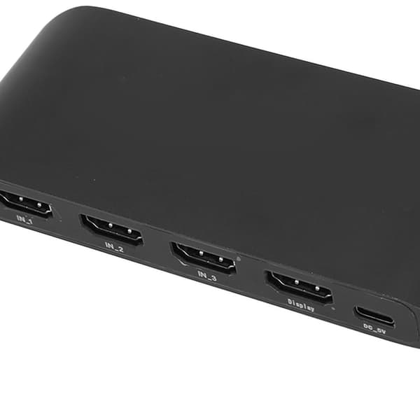 HD Multimedia Interface 2.1-svitsj Høy oppløsning 48 Gbps 3 inn 1 ut 8K HD Multimedia Interface-splitter