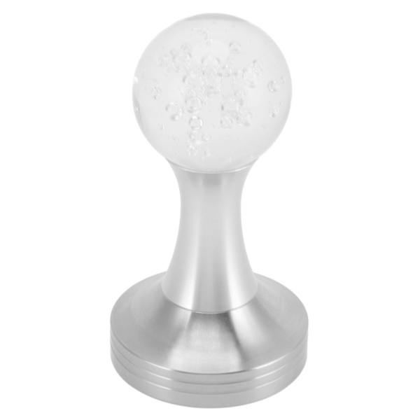 Kristallkula Kaffe Pulver Tamper Rostfritt Stål Bas Kaffe Press Hammer för Kök Café Silver Pelare 53mm / 2.1in