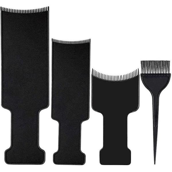 Balayage plader og børster sæt til hårfarvning og salonbrug