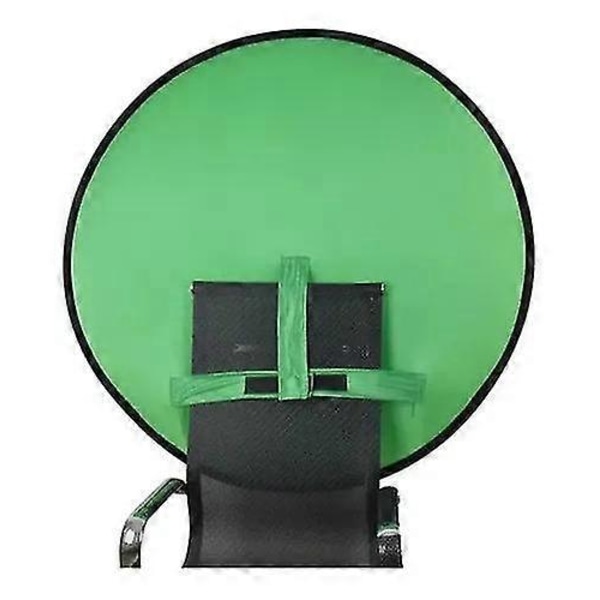 Kannettava Webkameran Tausta Vihreä Kangas Tuoli Videoneuvotteluihin, Zoom, Skype, Taustakuva Videopuheluihin, Chromakey (142cm/4.65ft, Kaksipuolinen Vihreä)