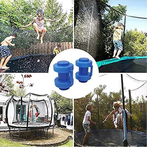 8 Stycken Trampolin Ändstycken Nätstång Ändstycken, 25mm Diameter Trampolin Ersättningsdelar för Trampolin Nätstänger (Blå)