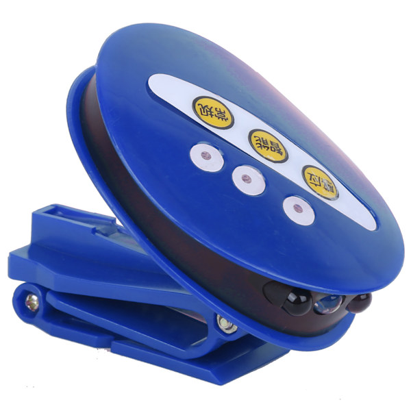 Sensing Hat Light Hodelykt USB Oppladbar Klips LED Hat Light for Fiske Blå