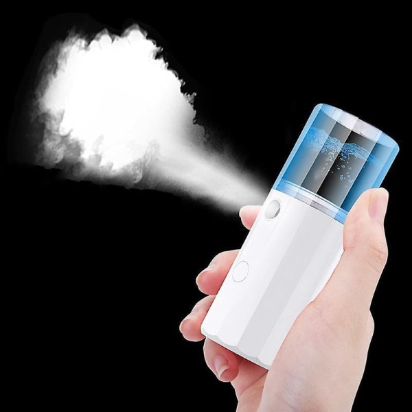 Elektrisk fintåkesprøyte for rengjøring av 300 ml hvite sprayflasker