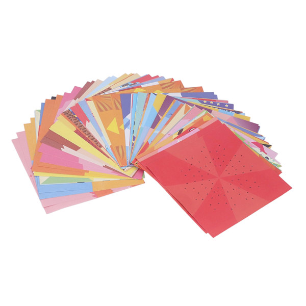 Origami-paperin koulutus, tee-se-itse käsintehty 3D-söpö, eloisa, turvallinen, vaaraton apuviiva, joka osoittaa origami-taidesarjan lapsille