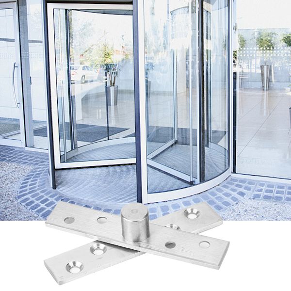 2 kpl 360 asteen pyörivä sarana ruostumattomasta teräksestä pyörivä oven sarana 95 mm pitkä keskitappi