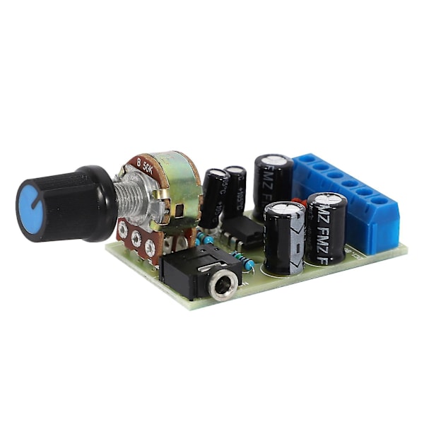 DC1.8-12V TDA2822M Förstärkare 2.0 Kanal Stereo 3.5mm Ljudförstärkarkort Modul Grön-DT