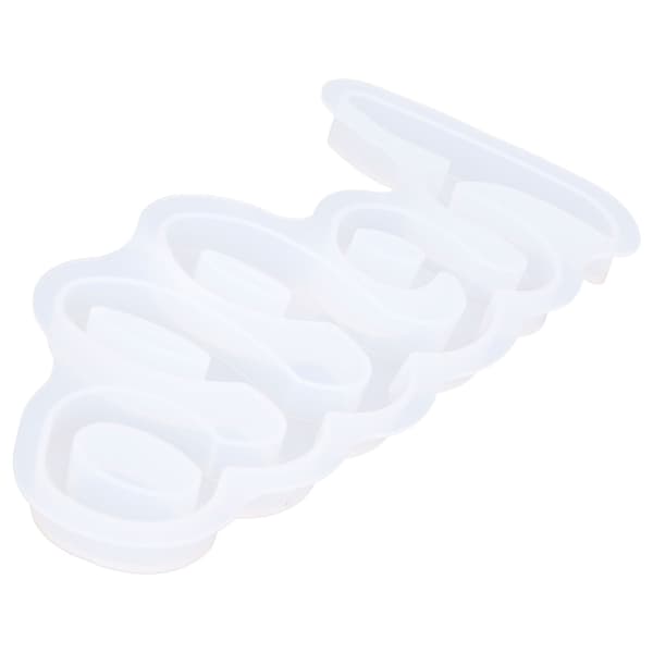 Silikonform DIY Engelsk Ord Bokstav Krystall Epoxy Speil Silikonform Dekorasjon