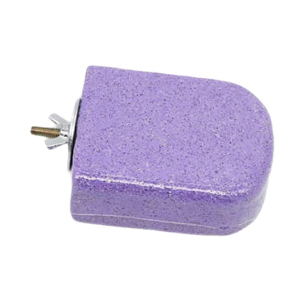 Papegøjetænder Mund Molar Pote Slibestænger Bur Tilbehør Hoppe Klatring Purple