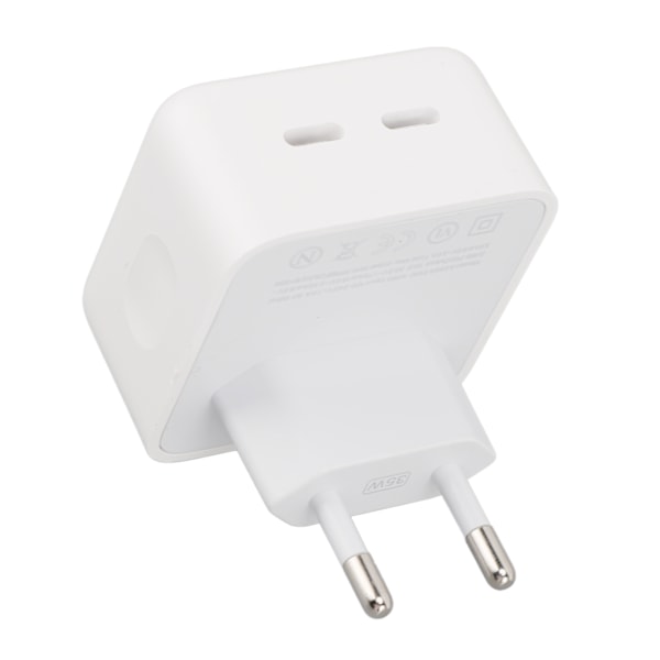 Kaksois Type-C -portin pikalaturi 35 W PD Type-C -porttikaapelilla PD -kaapeli Kaksoisportin puhelimen virtalähde Androidille iPhonelle EU -pistoke 100-240 V