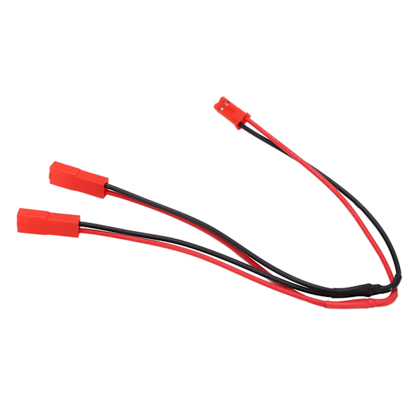 JST-pluggsplitter JST hann-hunn Y-kabel 1 hunn til 2 hann parallell adapterkabel for RC-bil, fly og båter