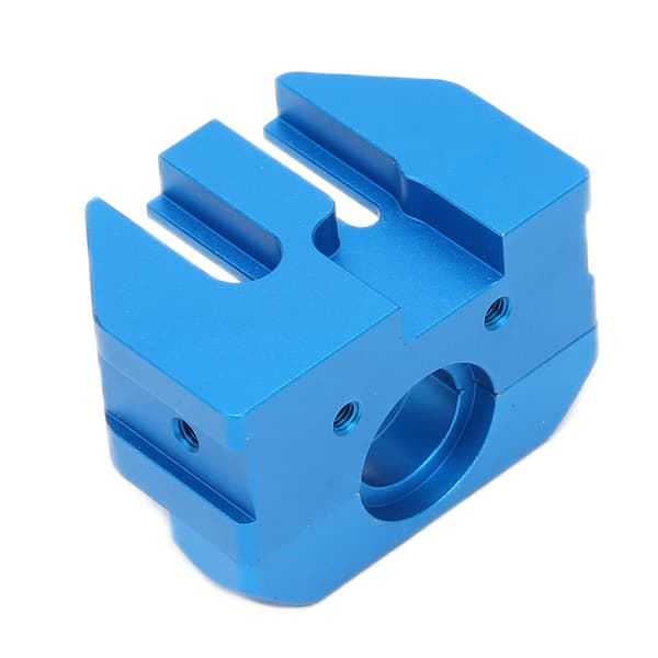 For V6 Hotend Braket Deler Helt Metall Anodisert Justerbar Festehøyde 3D-printertilbehør med Skrue og Mutter