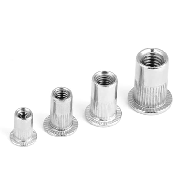 200 stk gjengede innsatser M3, M4, M5, M6 304 rustfritt stål blindnaglemuttersett