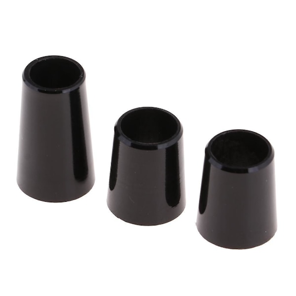 20 x 5 stk. Sorte Golfskaft Hylstre Ferrules .335 .370 Hætte Adapter Ring 0.370