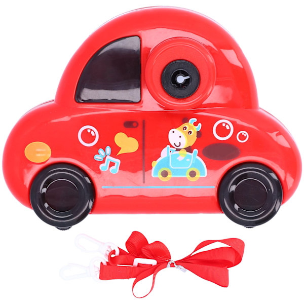 Söt bilbubblamaskin Bärbar elektrisk ljusmusik bubbelmaskin Barnleksak Present