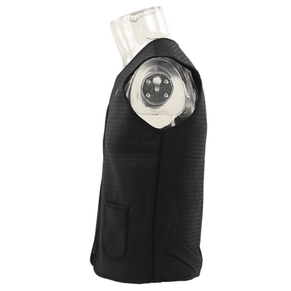 Elektrisk oppvarmet vest 5 oppvarmingssoner Lett vekt 3 temperaturmoduser Vaskbar USB-oppvarmet vest for camping Ski Utendørs M
