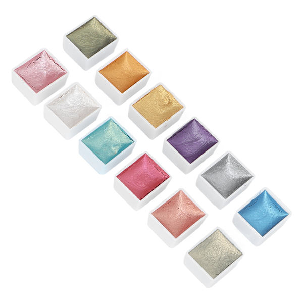 Solid Nail Watercolour set 12 väriä Pear Lized kannettava set aloittelijoille