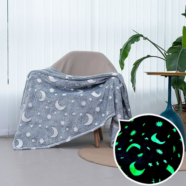 Valoisa Kaksisivuinen Flanellipeitto Paksu Mukava Peitto Toimistoon Lapsille 1.5x2m
