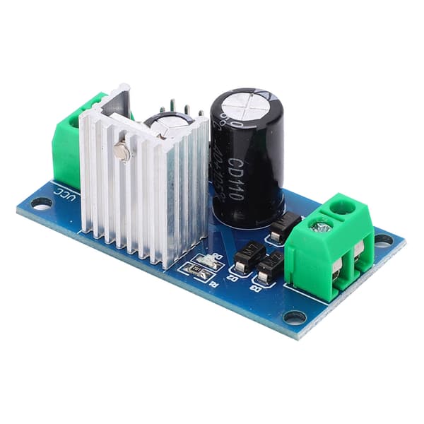Stabilisert strømforsyningsmodul PCB for spenningsstabilisering 6V 1.2A L7806 LM7806