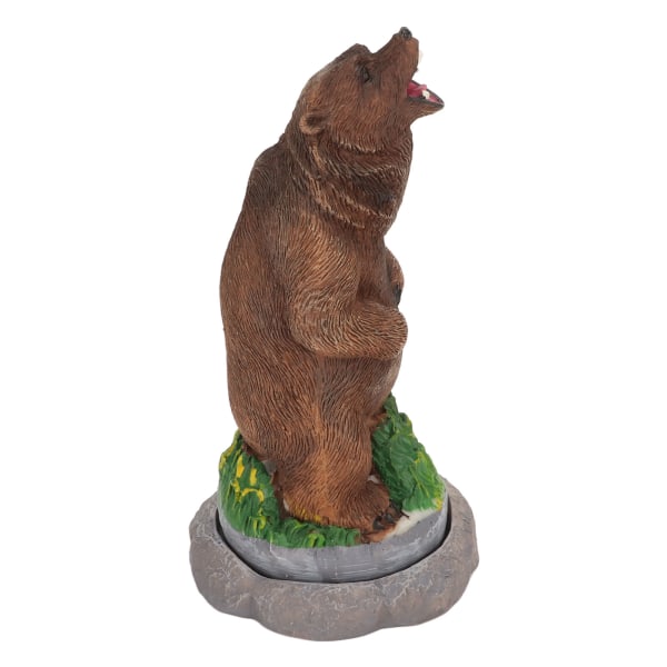 Røgelsebrænder Brun Bjørn Statue Luftrensende Røgelse Holder Bordpladedekoration til Yoga Meditationsværelse Soveværelse