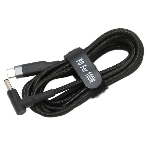 JORINDO USB C till DC-kontakt 100W Snabbladdning Bärbar Bekväm Hållbar Mjuk, slitstark nätsladd för power dator för hemmakontor0,5 M