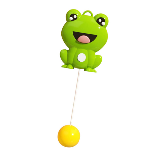 Frog Style Bordtennistræner - Elastisk skaft, automatisk optræk, indendørs ophængning, selvøvelse for børn